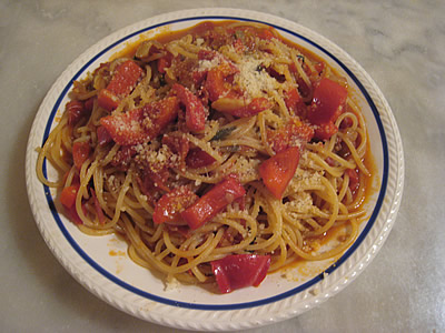 Spaghetti al sugo di chianina