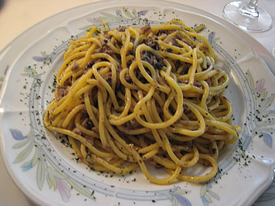 Spaghetti a mano di Buco di S.Francesco d'Assisi
